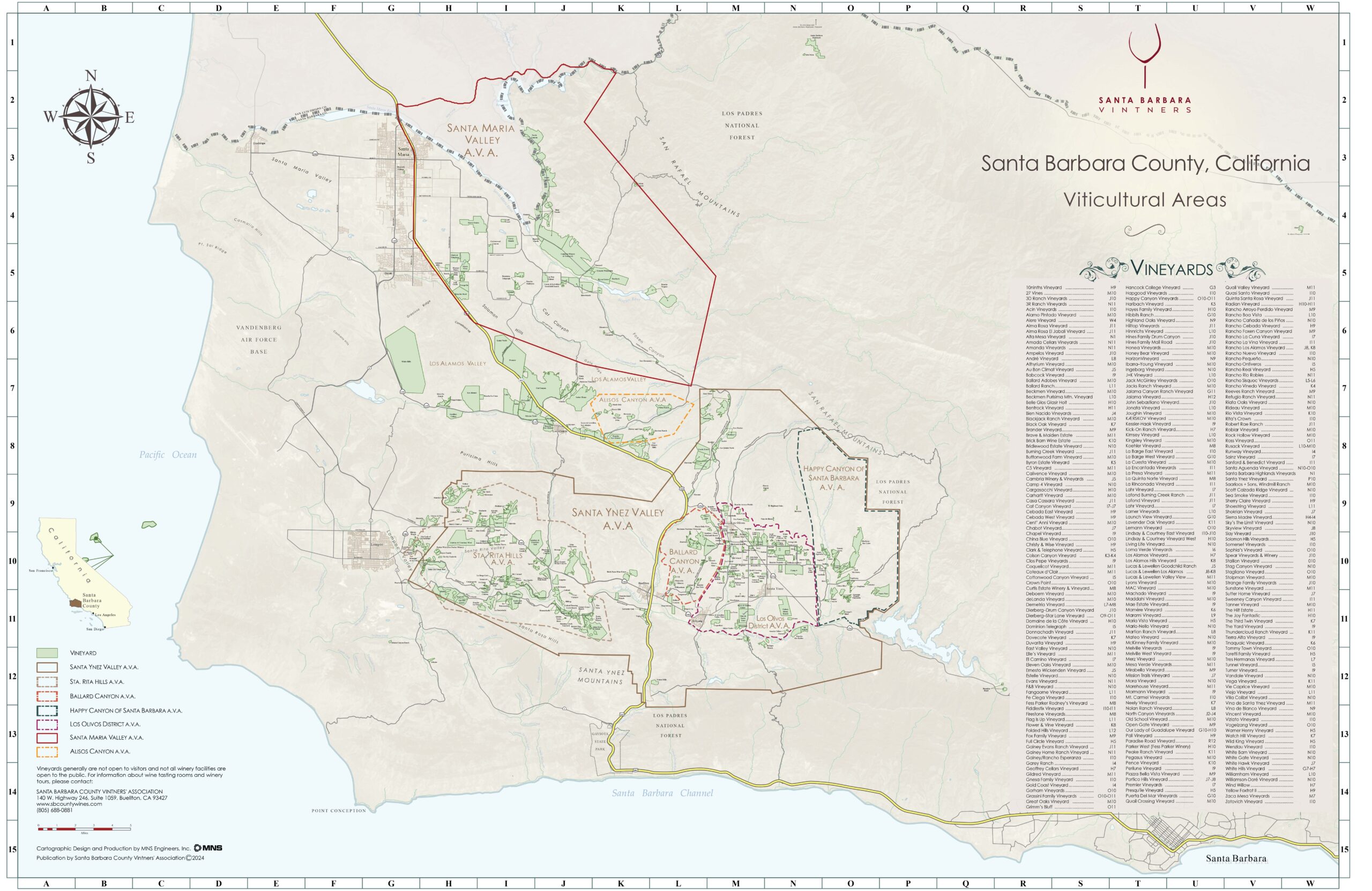 Santa Barbara County AVAs