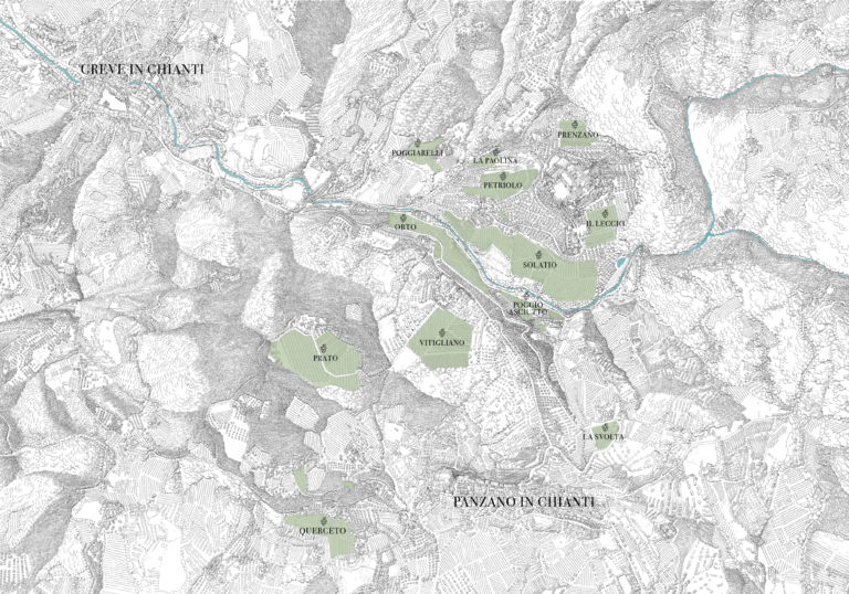 Vignamaggio vineyards map