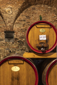 Vignamaggio's cellar
